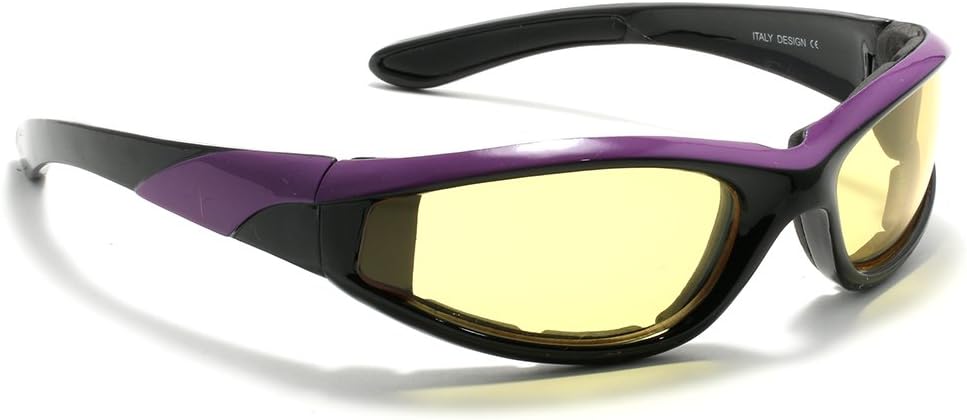 Солнцезащитные очки для езды на велосипеде с мягкой подкладкой из пеноматериала, для мужчин и женщин, солнцезащитные очки-маски с фотохромными линзами FLORIDA GLASSES, Black - Purple Frame W/ Yellow Lens
Солнцезащитные очки для езды на велосипеде с мягкой подкладкой из пеноматериала, для мужчин и женщин, солнцезащитные очки-маски с фотохромными линзами FLORIDA GLASSES, Black - Purple Frame W/ Yellow Lens