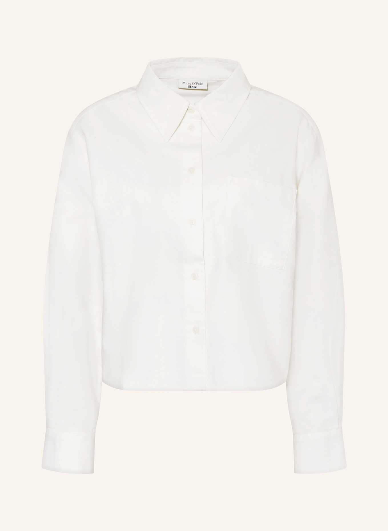 Укороченная блузка-рубашка Marc O'Polo Denim, белый
Укороченная блузка-рубашка Marc O'Polo Denim, белый