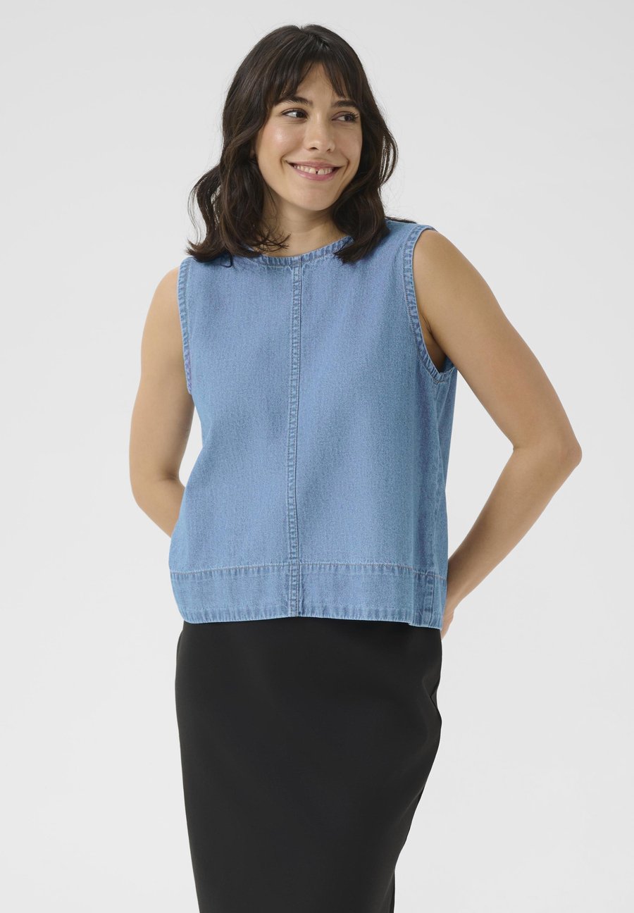 Топ Kaffe KALUISE SLEEVELESS, Medium Blue Chambray/Blue Denim
Топ Kaffe KALUISE SLEEVELESS, Medium Blue Chambray/Blue Denim