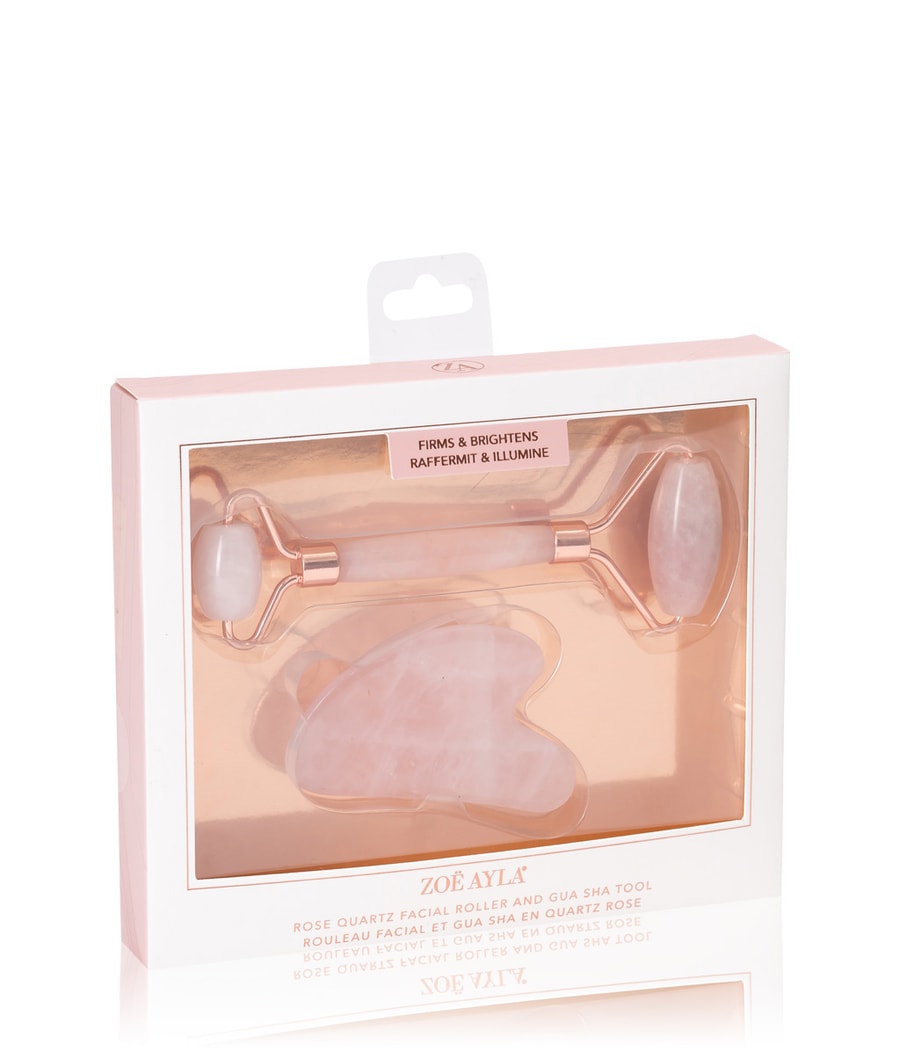 Набор для ухода за лицом Zoë Ayla Gua Sha Therapy Gua Sha and Roller Set - Rose Quartz, 1 шт.
Набор для ухода за лицом Zoë Ayla Gua Sha Therapy Gua Sha and Roller Set - Rose Quartz, 1 шт.