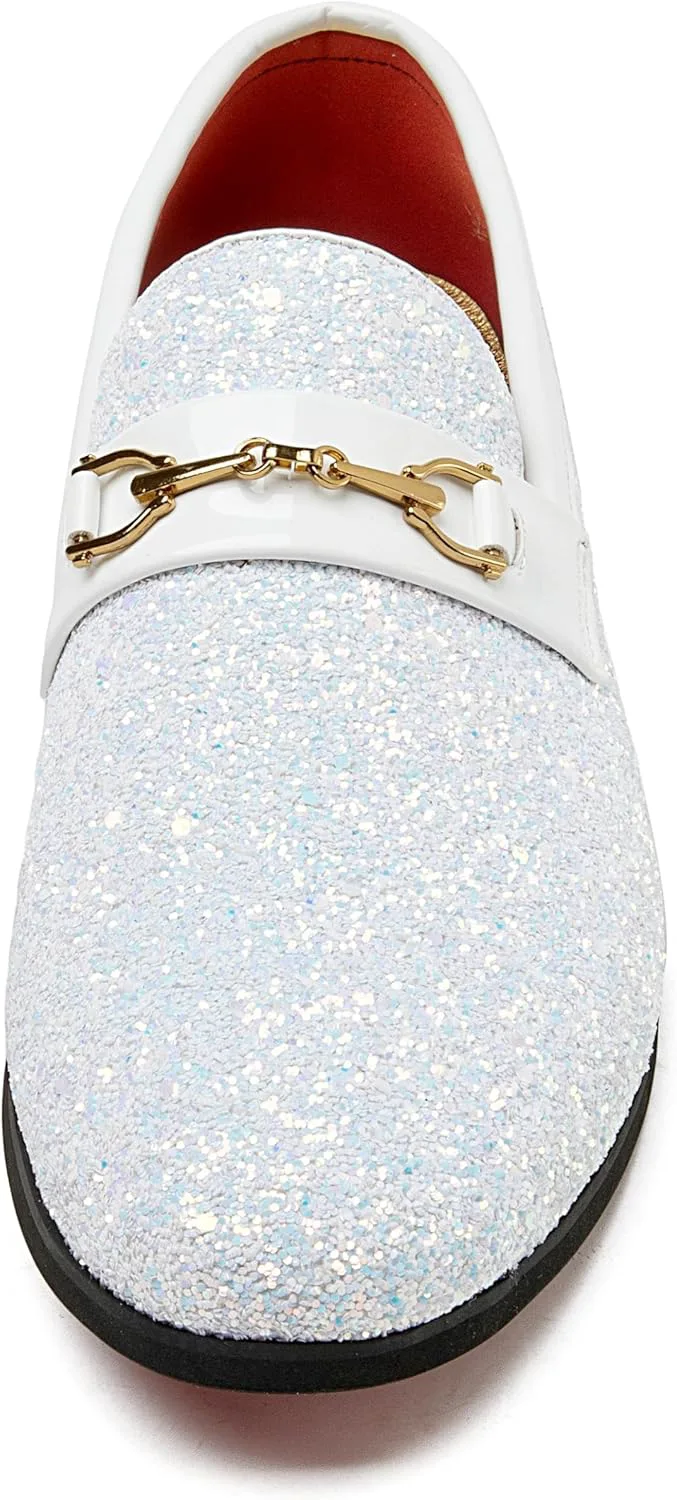 Мужские лоферы с металлической текстурой, на шнуровке, с блестками и пайетками, модная свадебная обувь золотого цвета YICASXIHE, белый
Мужские лоферы с металлической текстурой, на шнуровке, с блестками и пайетками, модная свадебная обувь золотого цвета YICASXIHE, белый