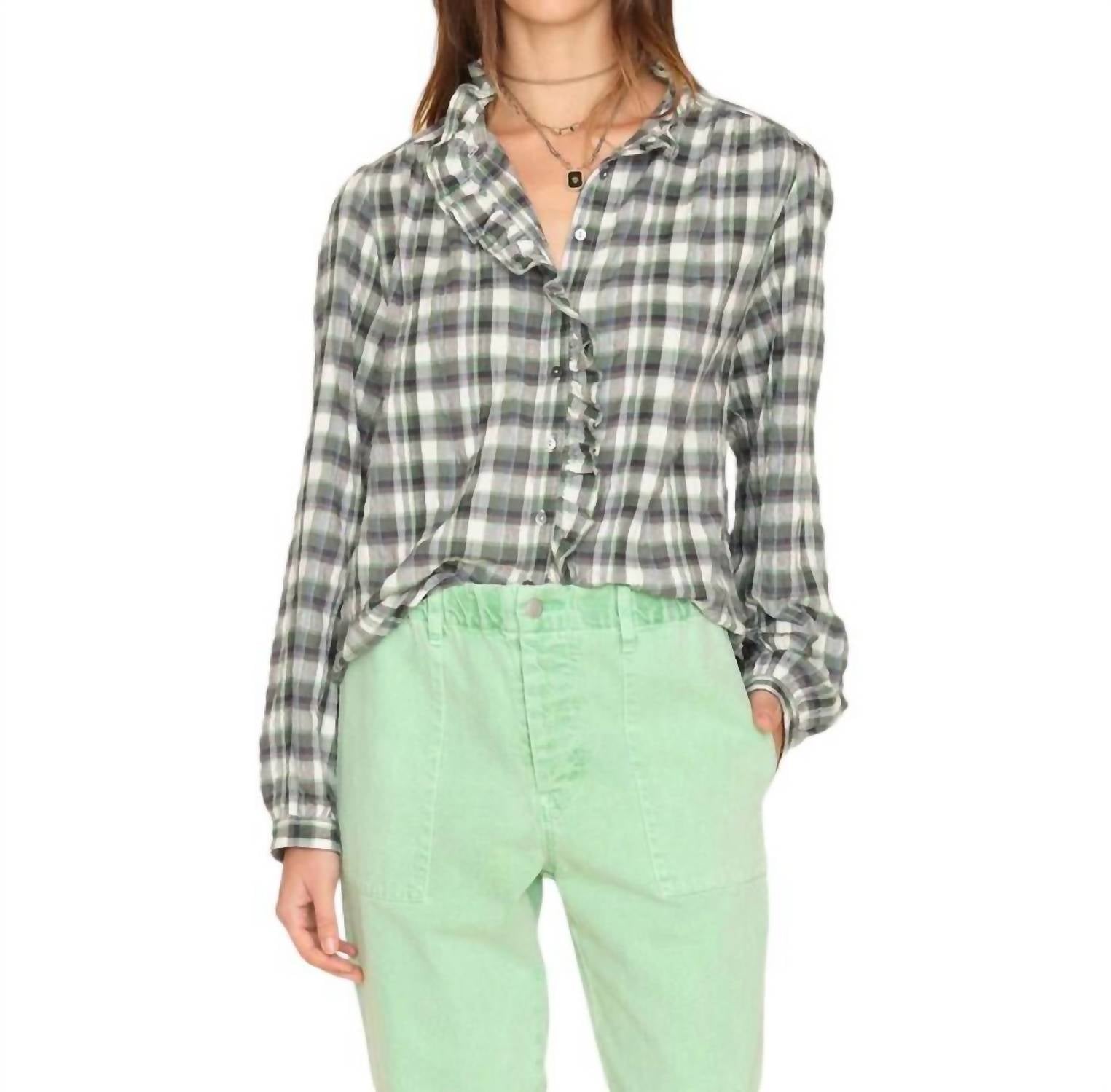 Рубашка Николсона в зеленом ручье XIRENA
Рубашка Николсона в зеленом ручье XIRENA