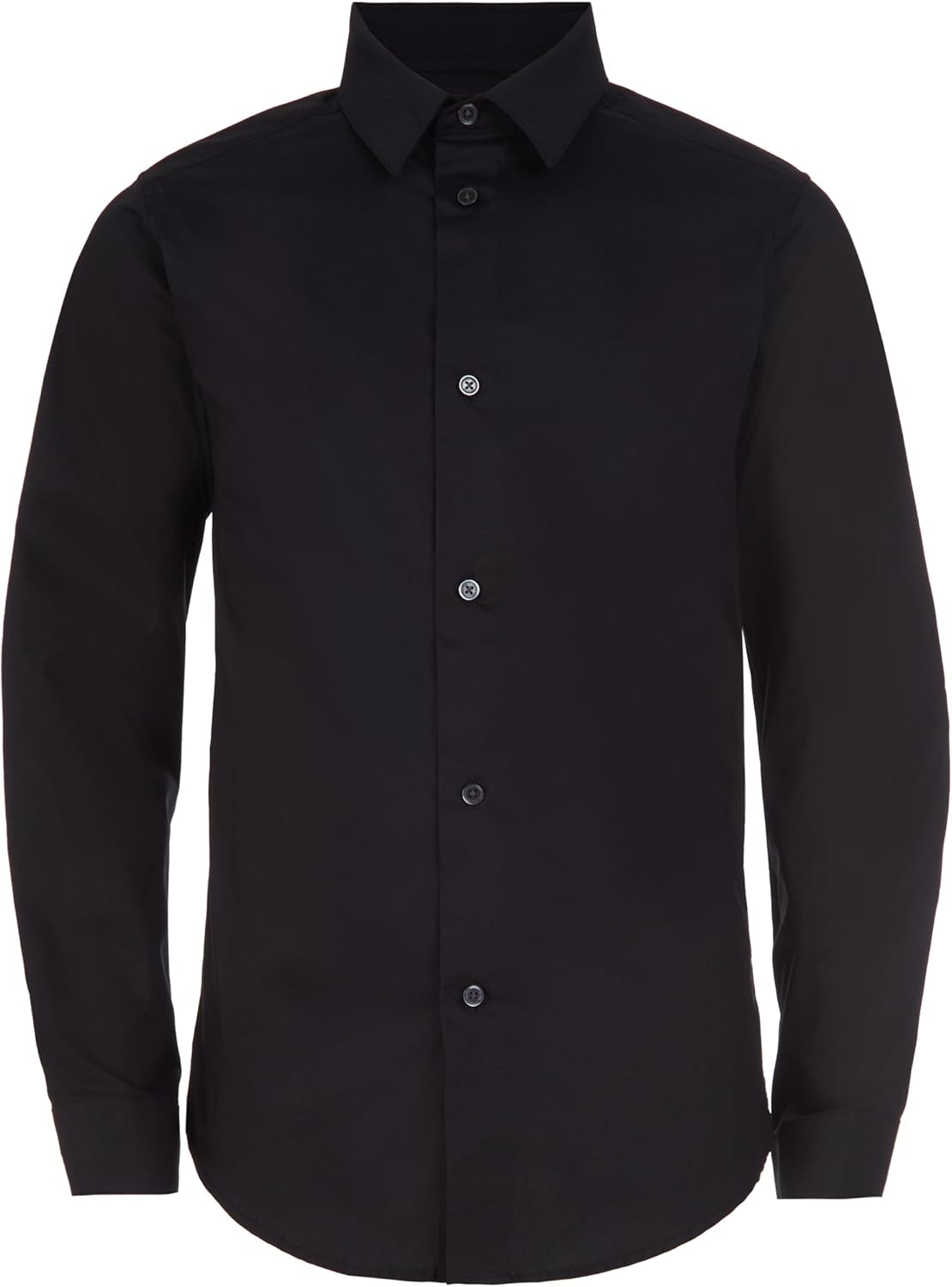 Рубашка Calvin Klein Boys Slim Fit с длинным рукавом, застегивающаяся на пуговицы, с манжетами и отложным краем, Black
Рубашка Calvin Klein Boys Slim Fit с длинным рукавом, застегивающаяся на пуговицы, с манжетами и отложным краем, Black