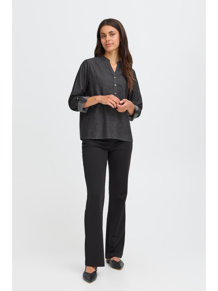 Блузка с длинными рукавами FRVILDA, классический крой, из черного денима Fransa
Блузка с длинными рукавами FRVILDA, классический крой, из черного денима Fransa