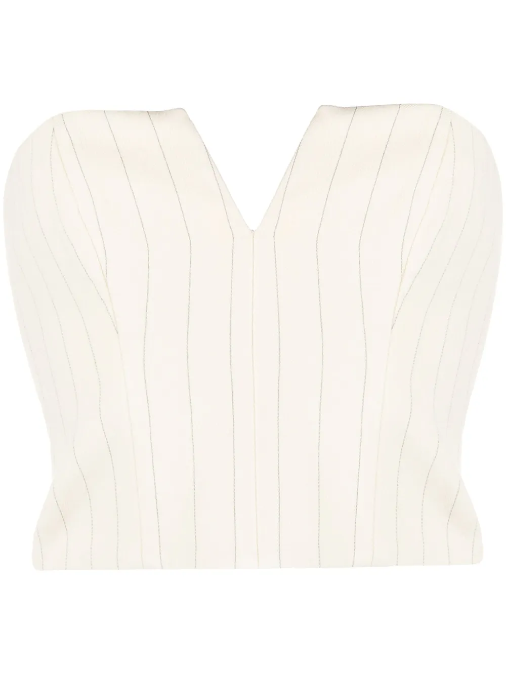 Укороченный топ-корсет Zimmermann, кремово-белый
Укороченный топ-корсет Zimmermann, кремово-белый