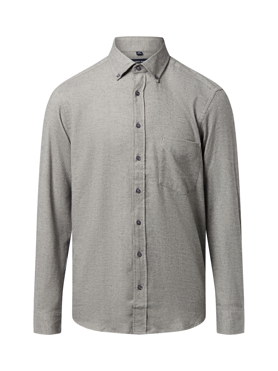 Рубашка на пуговицах классического кроя Andrew James, светло-серый
Рубашка на пуговицах классического кроя Andrew James, светло-серый