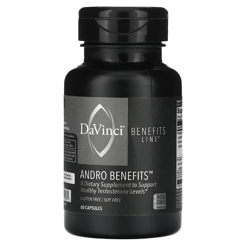 DaVinci Laboratories, Benefits Line, Andro Benefits, 60 капсул
DaVinci Laboratories, Benefits Line, Andro Benefits, 60 капсул