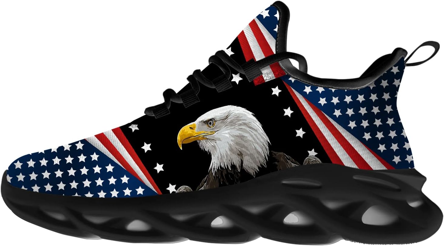 Кроссовки Ciadoon с американским флагом для мужчин и женщин, для бега, ходьбы, тенниса, патриотическая обувь, подарок для него и для нее, Multicolor
Кроссовки Ciadoon с американским флагом для мужчин и женщин, для бега, ходьбы, тенниса, патриотическая обувь, подарок для него и для нее, Multicolor