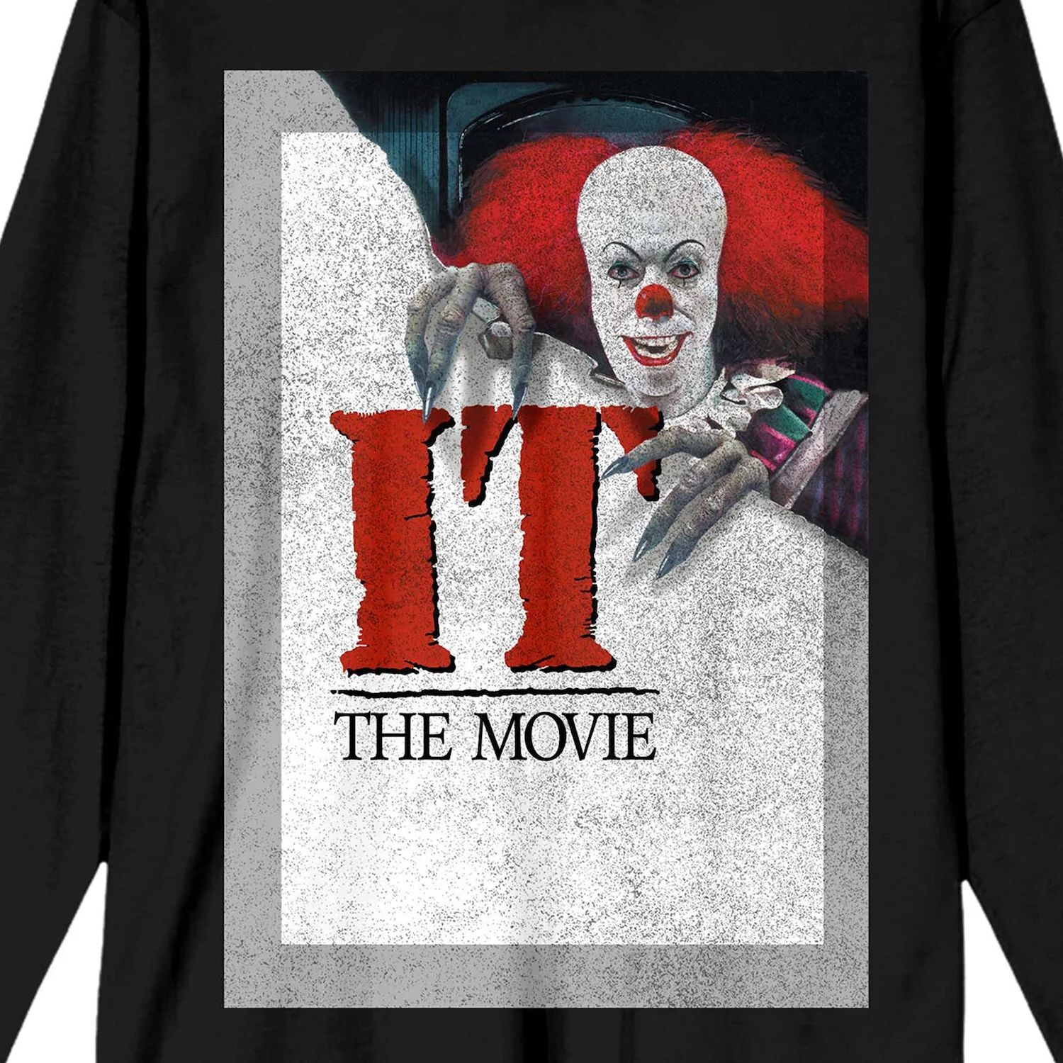 Мужская футболка It (1990) с оригинальным плакатом и длинными рукавами Licensed Character
Мужская футболка It (1990) с оригинальным плакатом и длинными рукавами Licensed Character