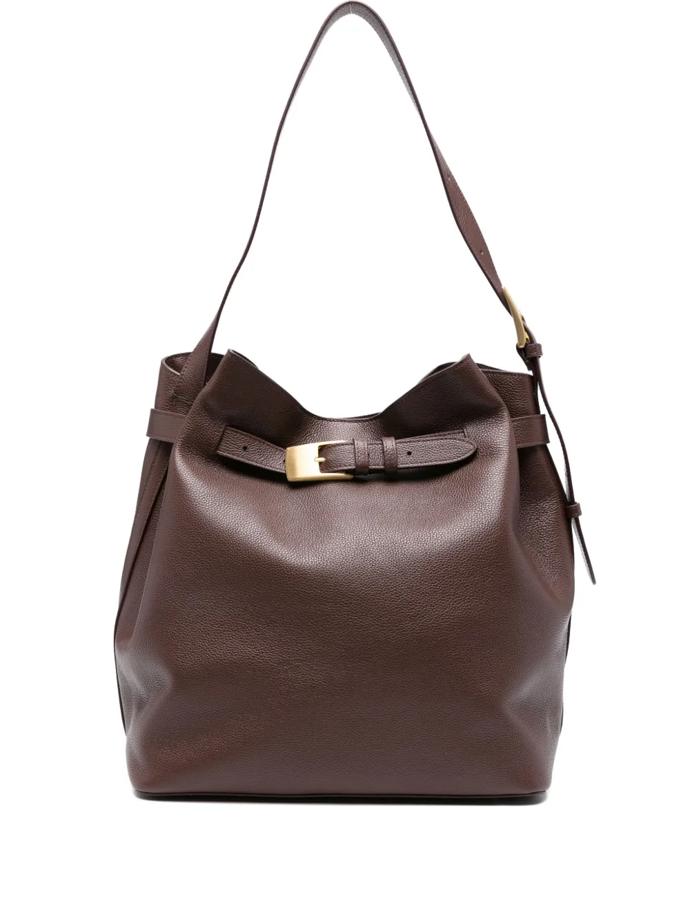 Сумка через плечо с пряжкой из шагреневой кожи Elleme, коричневый
Сумка через плечо с пряжкой из шагреневой кожи Elleme, коричневый