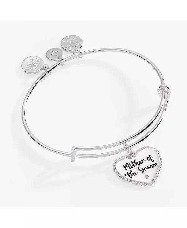 Браслет в форме сердца для матери жениха Alex And Ani, silver
Браслет в форме сердца для матери жениха Alex And Ani, silver