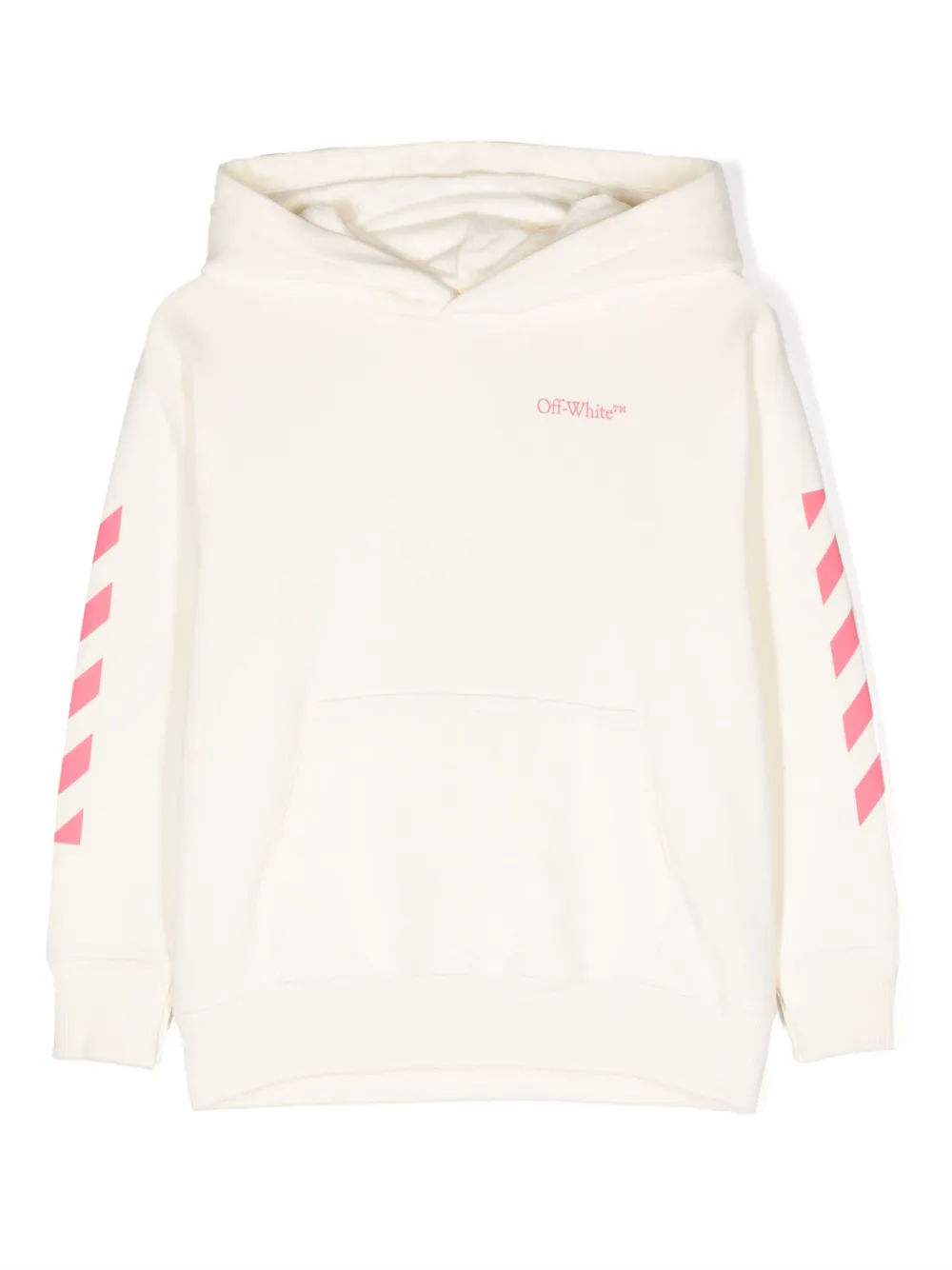 Худи с логотипом OFF-WHITE KIDS, белый 
Худи с логотипом OFF-WHITE KIDS, белый