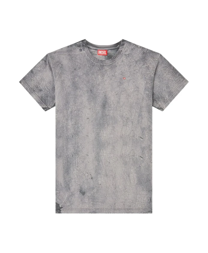 Серая футболка с круглым вырезом Diesel, серый
Серая футболка с круглым вырезом Diesel, серый