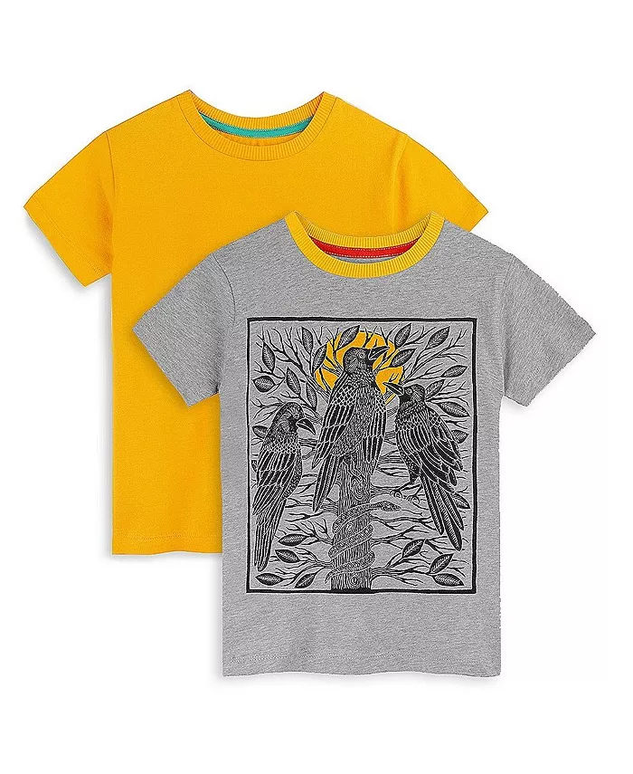 Футболка с принтом для девочек с коротким рукавом из органического хлопка Fair Trade, 2 шт Mightly, желтый
Футболка с принтом для девочек с коротким рукавом из органического хлопка Fair Trade, 2 шт Mightly, желтый