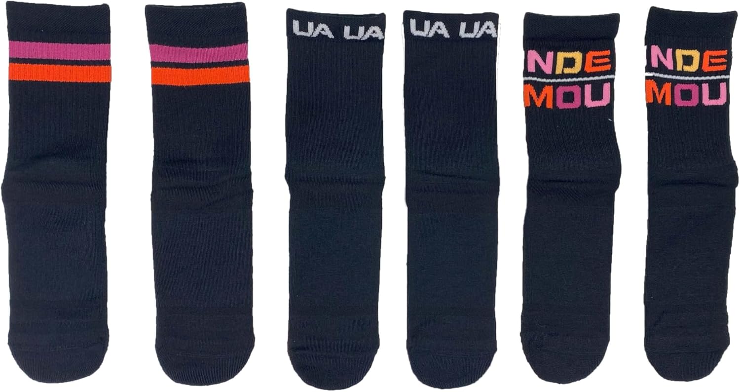 Носки унисекс с мягкой подошвой для взрослых Under Armour, 3 пары, B(1385134-002)/P
Носки унисекс с мягкой подошвой для взрослых Under Armour, 3 пары, B(1385134-002)/P