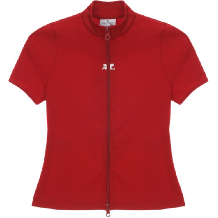 Courrèges Zip up Short sleeve Top COURREGES, красный
Courrèges Zip up Short sleeve Top COURREGES, красный