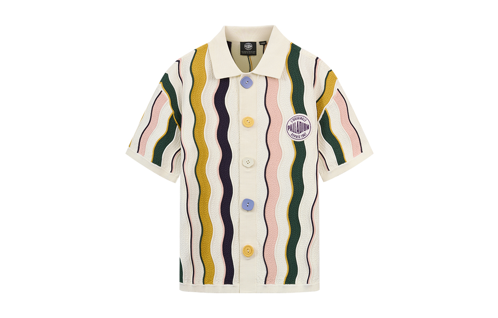 Футболка унисекс SS24 белая с фиолетовыми полосками волнистыми Palladium
Футболка унисекс SS24 белая с фиолетовыми полосками волнистыми Palladium