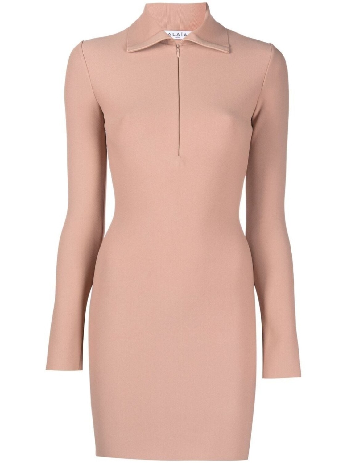 Alaïa платье мини с воротником на молнии, серый
Alaïa платье мини с воротником на молнии, серый