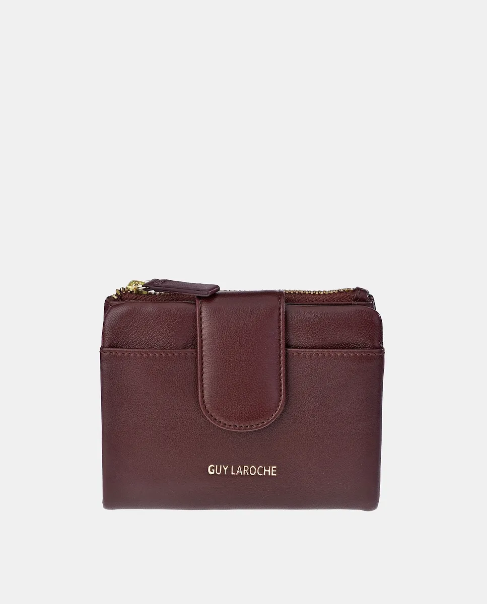Кошелек с молнией из кожи седалина Guy Laroche, бордовый
Кошелек с молнией из кожи седалина Guy Laroche, бордовый