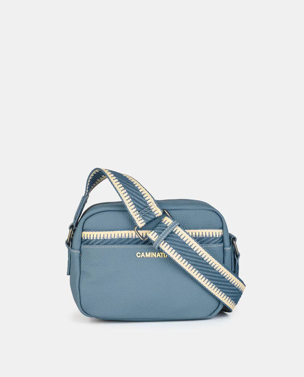 Кроссбоди цвета слоновой кости Caminatta, синий
Кроссбоди цвета слоновой кости Caminatta, синий
