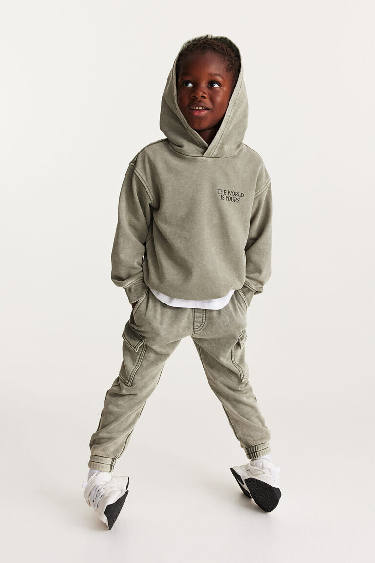 Джоггеры-карго с потертым эффектом H&M, хаки
Джоггеры-карго с потертым эффектом H&M, хаки