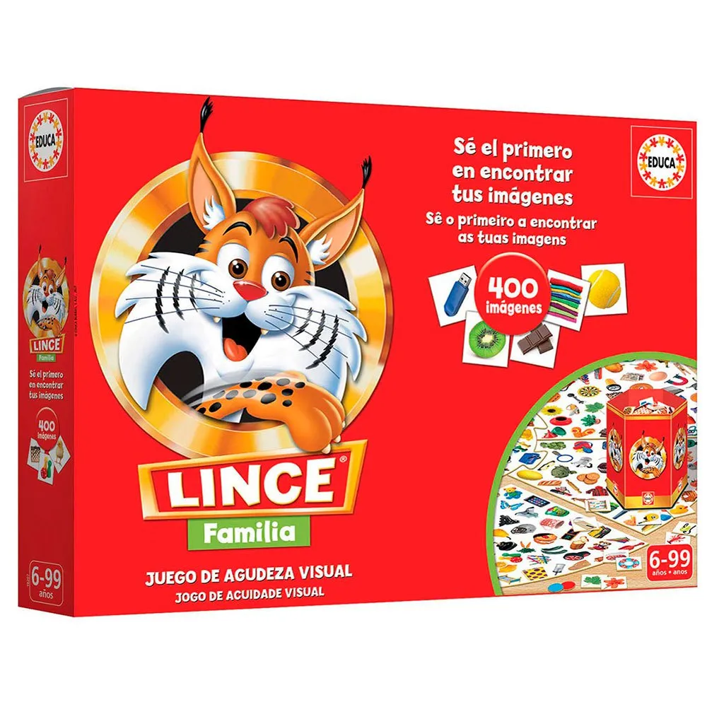 Детская настольная игра Educa Borras Lynx Family Edition, мультиколор
Детская настольная игра Educa Borras Lynx Family Edition, мультиколор
