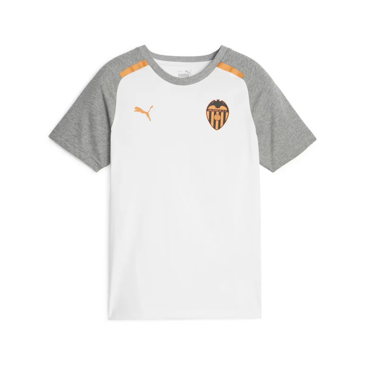 Детская футболка Valencia CF Casuals 2023-2024 Puma, белый 
Детская футболка Valencia CF Casuals 2023-2024 Puma, белый