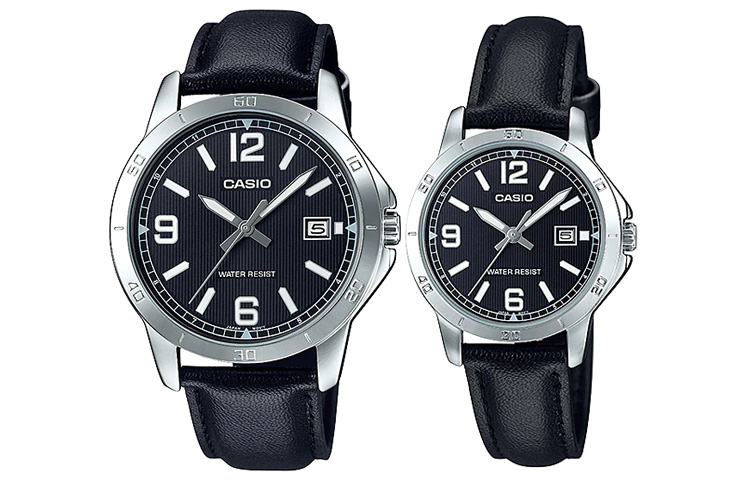 Унисекс парные часы серии Black CASIO
Унисекс парные часы серии Black CASIO