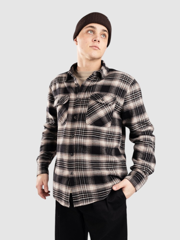 Рубашка Brixton Bowery Flannel Hemd, black/charcoal/beige
Рубашка Brixton Bowery Flannel Hemd, black/charcoal/beige