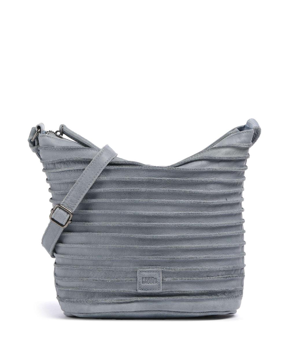Сумка через плечо Riffellinchen из зернистой коровьей кожи Fredsbruder, серый 
Сумка через плечо Riffellinchen из зернистой коровьей кожи Fredsbruder, серый