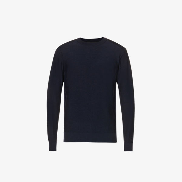 Джемпер шерстяной вязки с фирменной нашивкой Dartmouth Canada Goose, темно-синий 
Джемпер шерстяной вязки с фирменной нашивкой Dartmouth Canada Goose, темно-синий