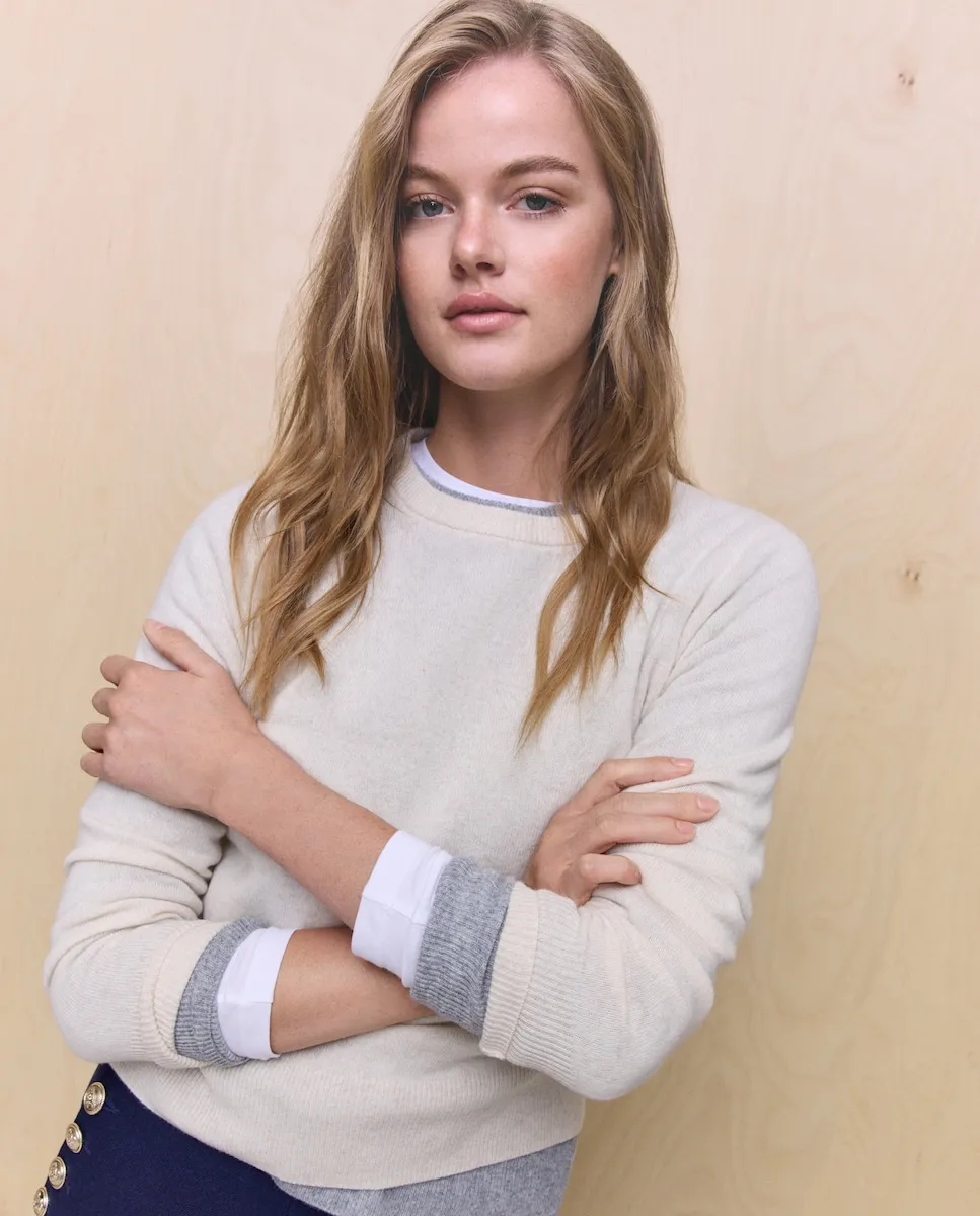 Женский джемпер с круглым вырезом Easy Wear, бежевый
Женский джемпер с круглым вырезом Easy Wear, бежевый