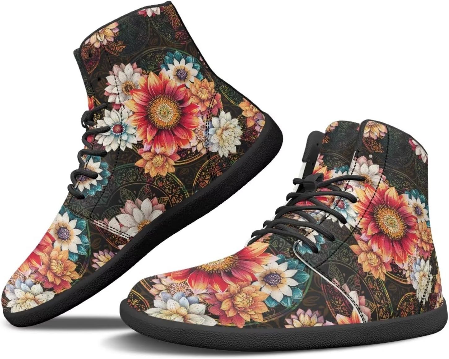 Женские и мужские босоногообразные ботинки Binienty, широкая полнота, модные кроссовки на шнуровке, минималистичные обувь с нулевым перепадом, уличная обувь, Mandala Flowers
Женские и мужские босоногообразные ботинки Binienty, широкая полнота, модные кроссовки на шнуровке, минималистичные обувь с нулевым перепадом, уличная обувь, Mandala Flowers