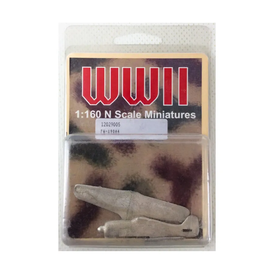 FW-190А4, WWII Miniatures (1:160)
FW-190А4, WWII Miniatures (1:160)
