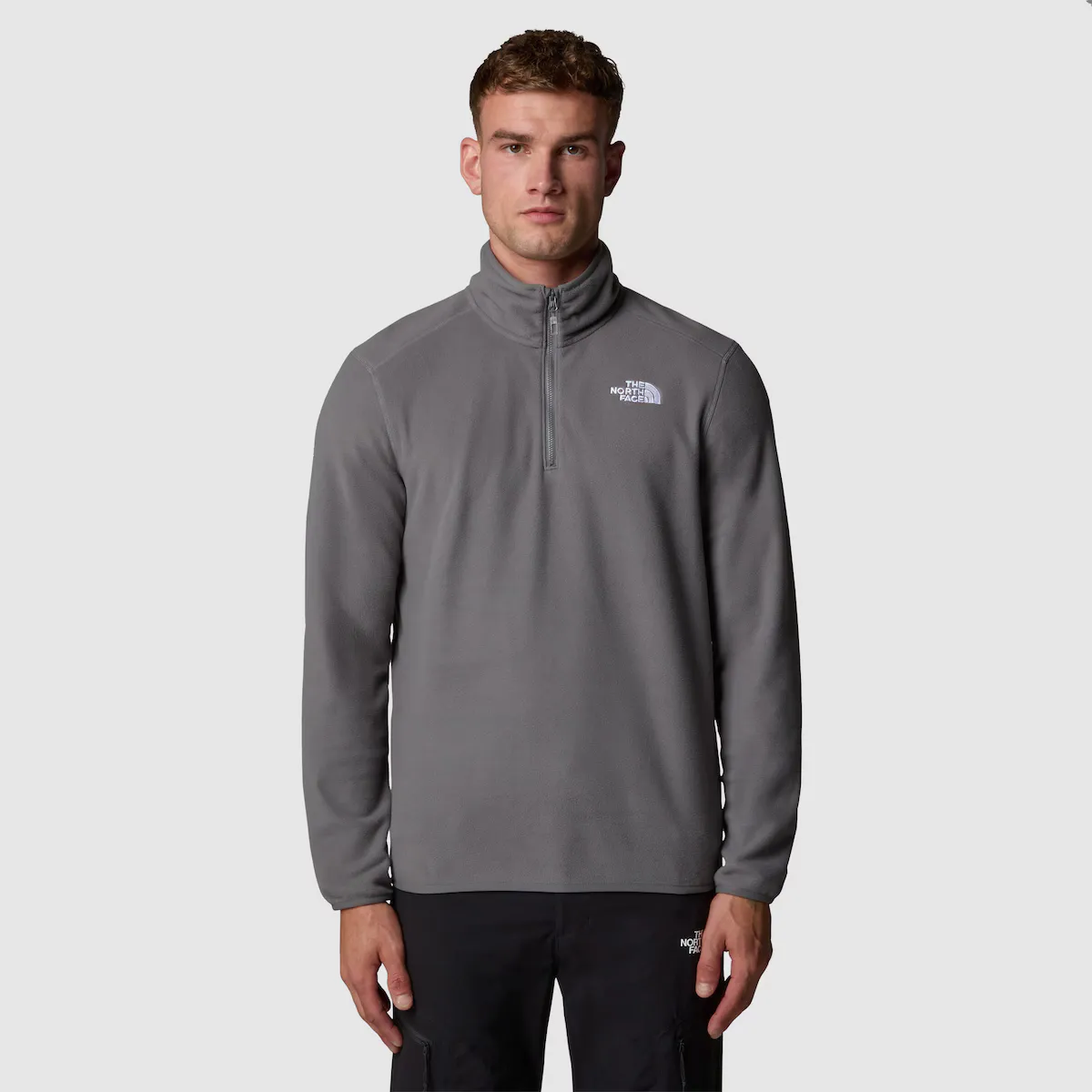Мужская флисовая кофта The North Face Glacier 100, серый 
Мужская флисовая кофта The North Face Glacier 100, серый