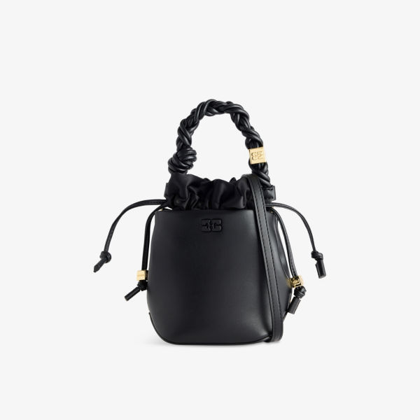 Сумка-мешок Ganni Bou маленькая кожаная, черный
Сумка-мешок Ganni Bou маленькая кожаная, черный