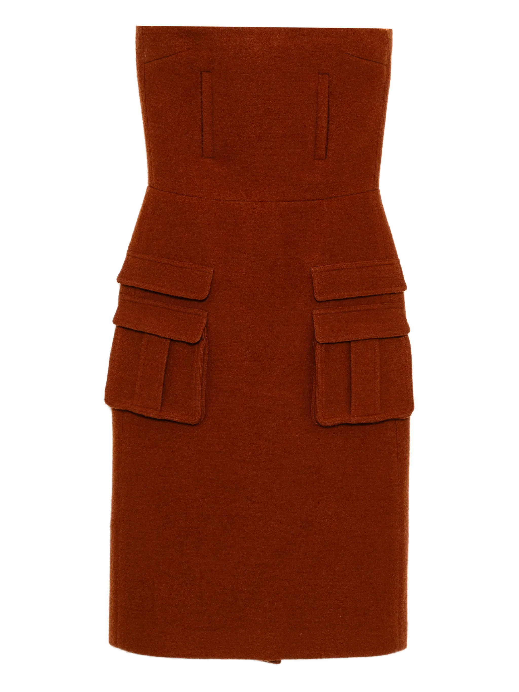 Платье без бретелей с бантом Shushu/Tong, оранжевый
Платье без бретелей с бантом Shushu/Tong, оранжевый