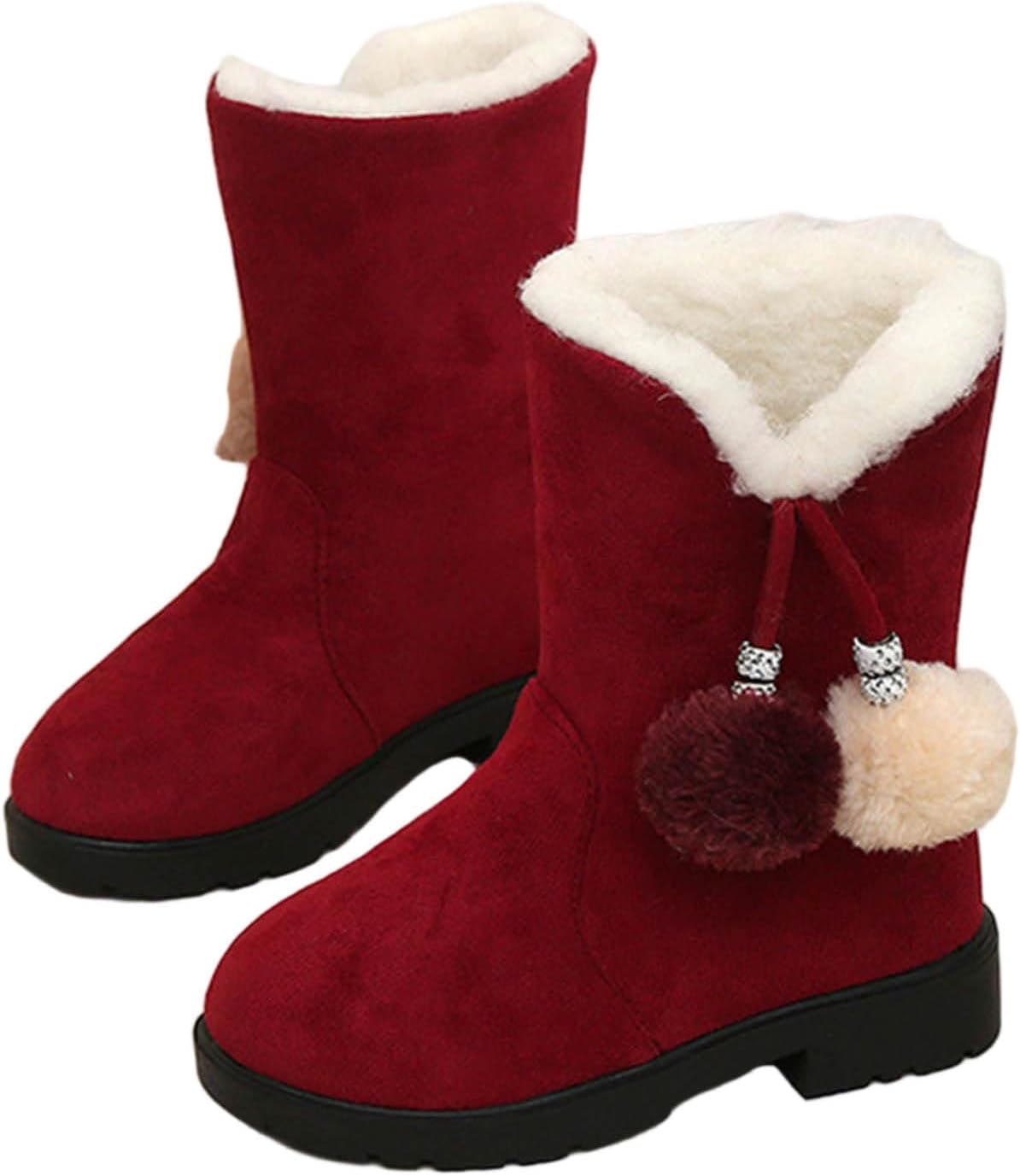 Девочкам милые зимние ботинки на снег с меховой подкладкой, теплые, толстые, средней длины, модные термоботинки до щиколотки Generic, Wine
Девочкам милые зимние ботинки на снег с меховой подкладкой, теплые, толстые, средней длины, модные термоботинки до щиколотки Generic, Wine