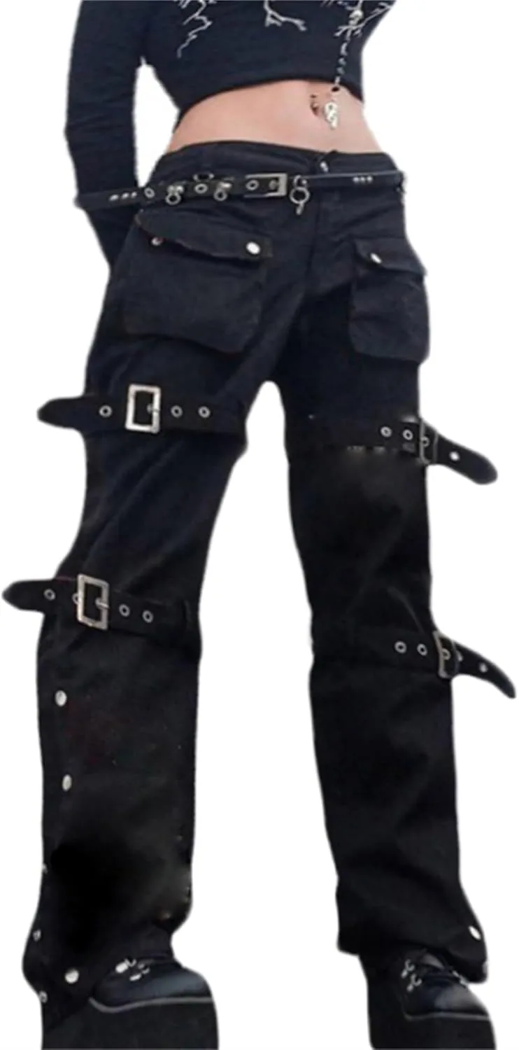 Женские готические джинсы baggy с прямыми широкими штанинами ZH8FCHAN
Женские готические джинсы baggy с прямыми широкими штанинами ZH8FCHAN