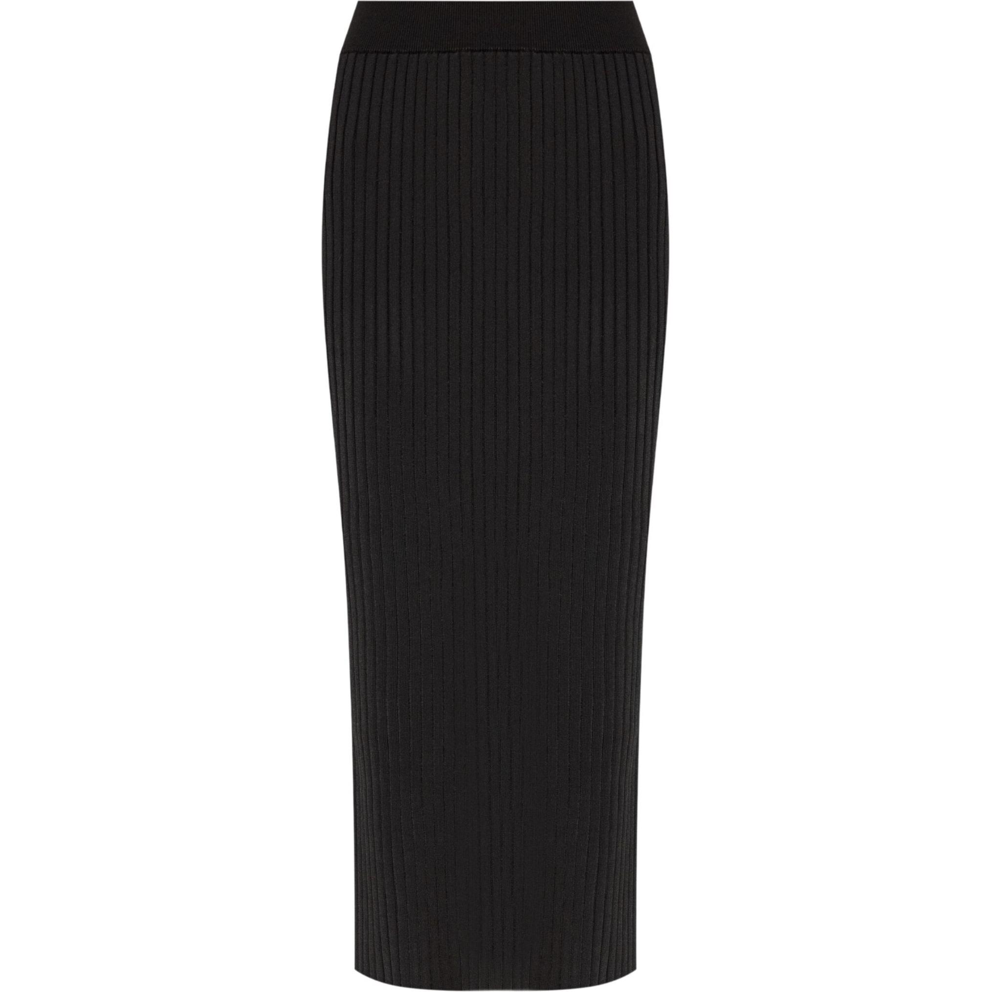 Ребристая вязаная миди-юбка на резинке JIL SANDER, черный
Ребристая вязаная миди-юбка на резинке JIL SANDER, черный