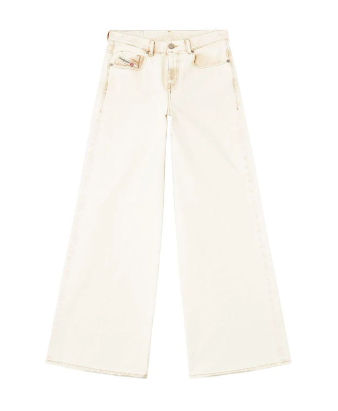 Белые шелковые и нейлоновые брюки Diesel, белый
Белые шелковые и нейлоновые брюки Diesel, белый