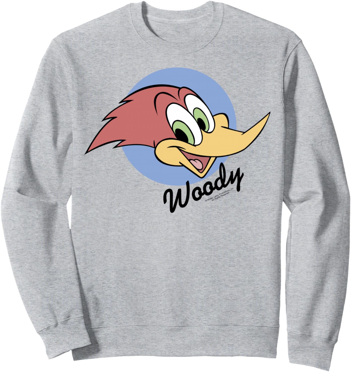 Толстовка с круглым логотипом в виде лица дятла Вуди Woody Woodpecker, серый
Толстовка с круглым логотипом в виде лица дятла Вуди Woody Woodpecker, серый