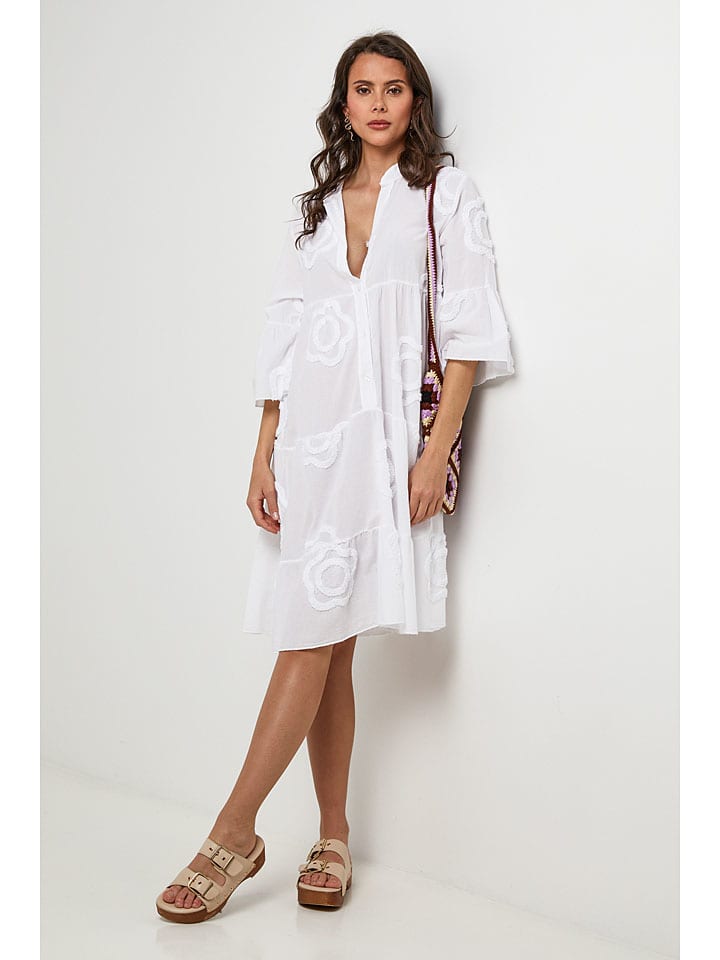 Короткое платье Lin Passion, белый 
Короткое платье Lin Passion, белый