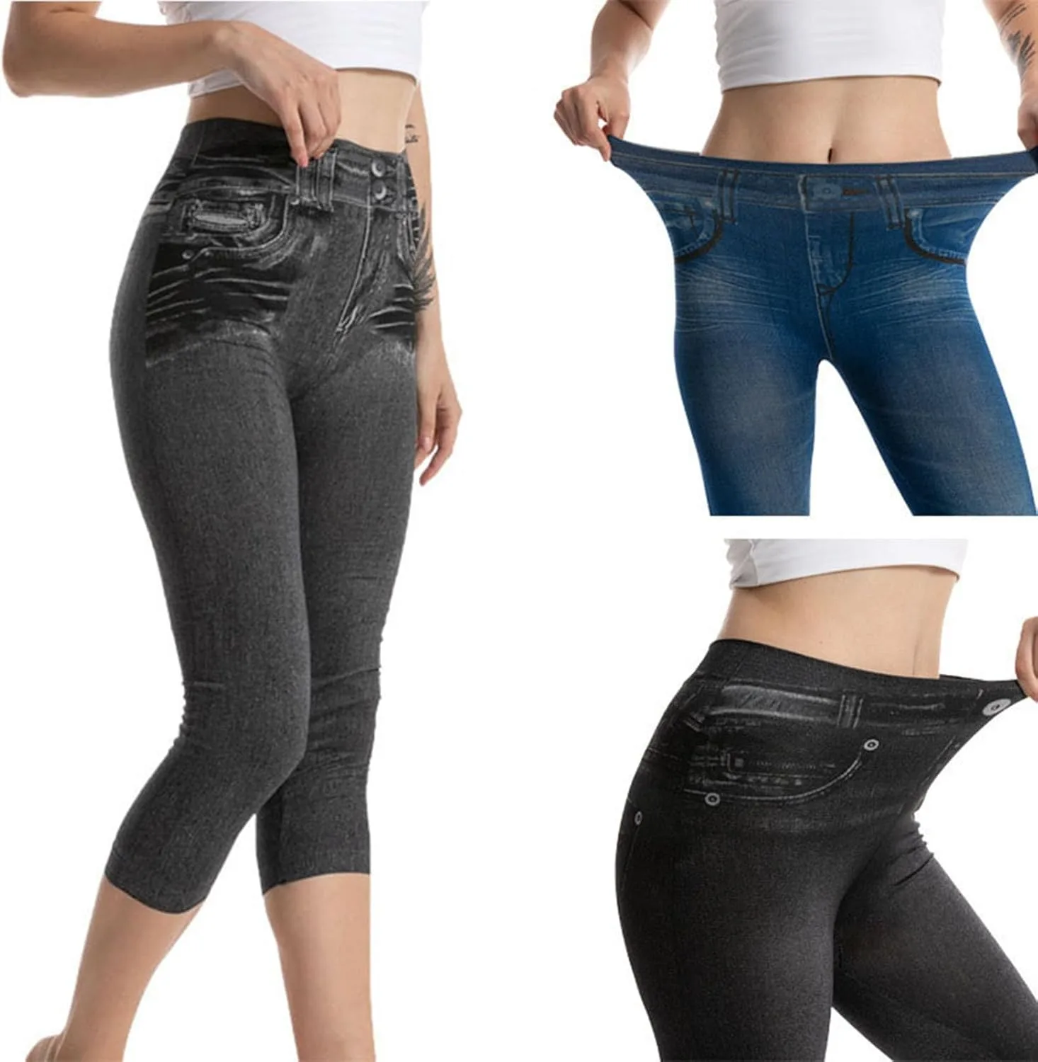 Binmer женские джинсы капри с высокой талией и декоративными карманами
Binmer женские джинсы капри с высокой талией и декоративными карманами