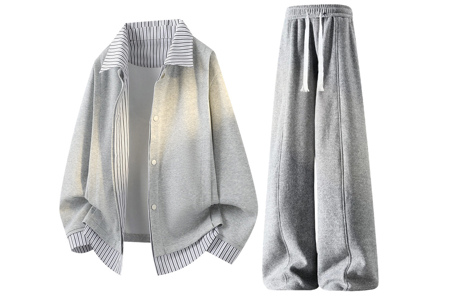 Повседневный спортивный костюм Unisex с лацканами утолщенный X1617, heather серый top+серый pants
Повседневный спортивный костюм Unisex с лацканами утолщенный X1617, heather серый top+серый pants