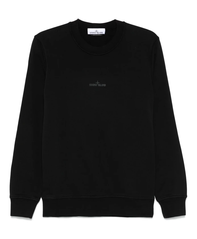 Хлопковая флисовая толстовка с круглым вырезом и логотипом. Stone Island, черный
Хлопковая флисовая толстовка с круглым вырезом и логотипом. Stone Island, черный