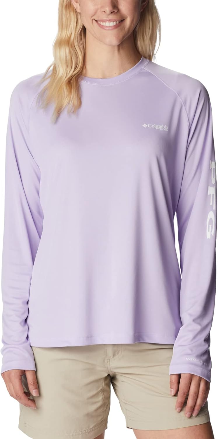 Футболка Columbia Women's Tidal Tee II Long Sleeve Hoodie, Soft Violet/White Logo
Футболка Columbia Women's Tidal Tee II Long Sleeve Hoodie, Soft Violet/White Logo