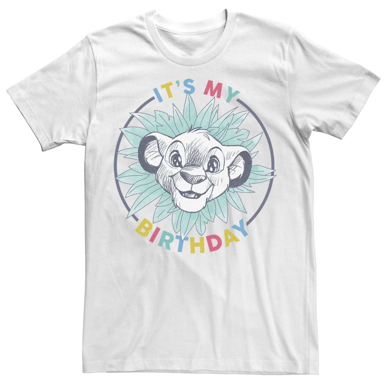 Мужская футболка Disney King Lion King It's My Birthday Simba Licensed Character
Мужская футболка Disney King Lion King It's My Birthday Simba Licensed Character