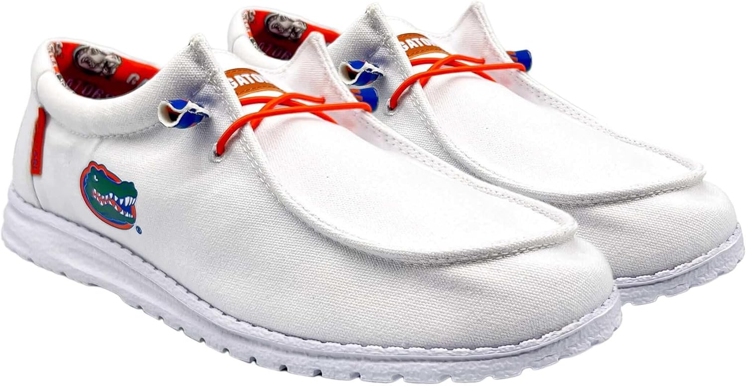 Мужские слипоны из холщовой ткани Vaccari Nate NCAA, Удобная и легкая повседневная обувь, Florida Gators/White
Мужские слипоны из холщовой ткани Vaccari Nate NCAA, Удобная и легкая повседневная обувь, Florida Gators/White