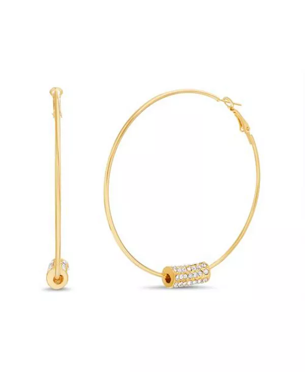 Золотистая серьга-кольцо с паве Kensie, gold
Золотистая серьга-кольцо с паве Kensie, gold